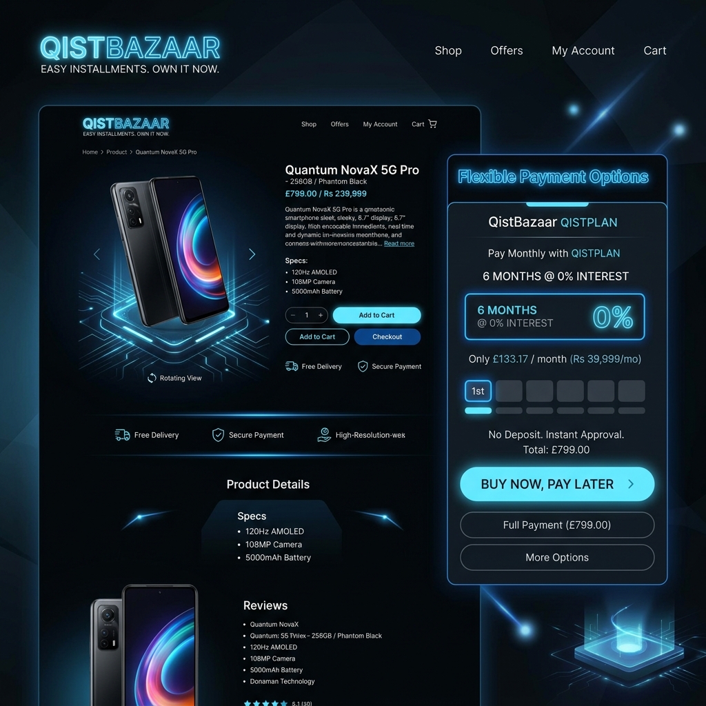 QistBazaar Retail showcase screenshot 1